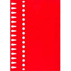 Etiquettes à boucle rouge...