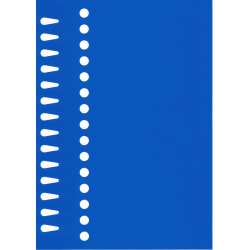 Etiquettes à boucle bleu 15...
