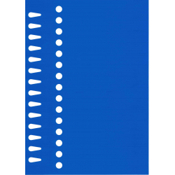 Etiquettes à boucle bleu 14...